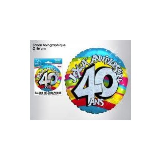 Ballon hélium 30 ans, ø 46 cm
