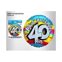 Ballon hélium 30 ans, ø 46 cm