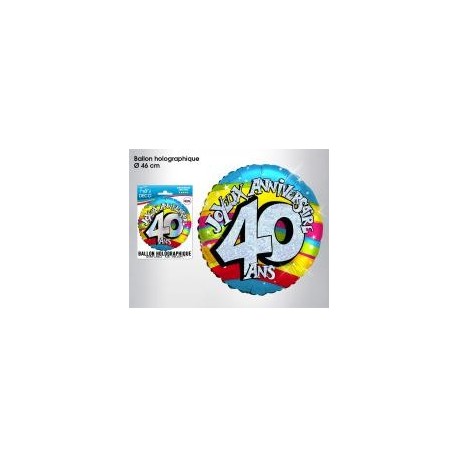 Ballon hélium 30 ans, ø 46 cm