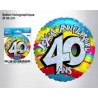 Palloncino ad elio 40 anni, ø 46 cm
