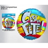 1 Heliumballon "C'est la fête"