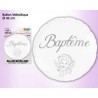 1 Ballon, für Helium, "Baptême"