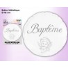 Palloncino battesimo( Baptême) all'elio, ø 46 cm