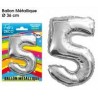 Palloncino metallico numero 5
