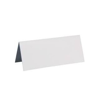 Marque place, carton, 3 x 7 cm, sachet de 10 pièces, noir