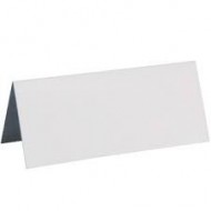 Marque place, carton, 3 x 7 cm, sachet de 10 pièces, blanc