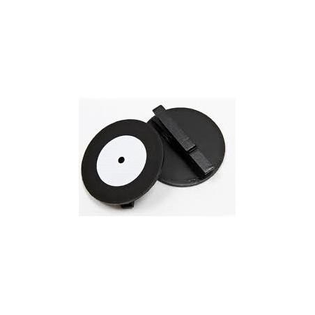 2  Schallplatten, Musik,  Vinylplatte auf Klammer, aus Holz