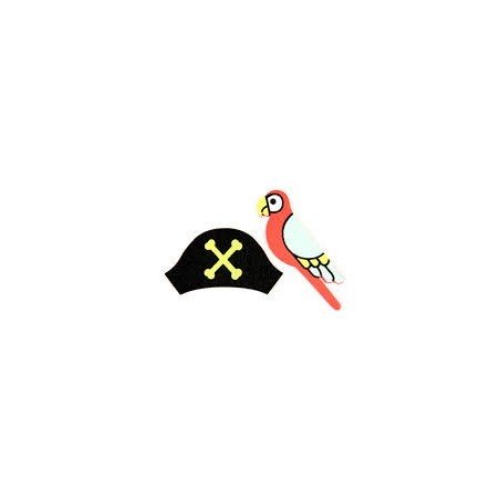 6 confetti da tavolo a tema pirata
