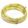 Filo di alluminio flessibile, oro dim.1mm / 5m