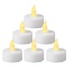 Set 6 led bianco più caldo diam. 4 cm