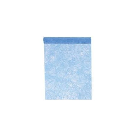 Chemin de table, fanon, turquoise, 0.30 cm x 5 mètres