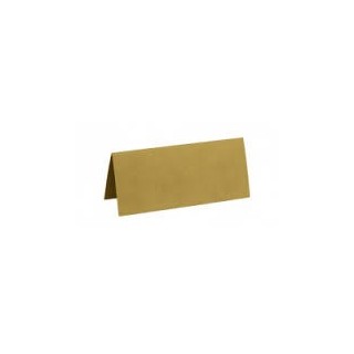 Marque place, carton, 3 x 7 cm, sachet de 10 pièces, or