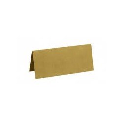 10 Rechteckiger Tischkartenhalter, 3 x 7 cm, gold