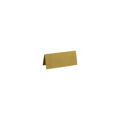 10 Rechteckiger Tischkartenhalter, 3 x 7 cm, gold