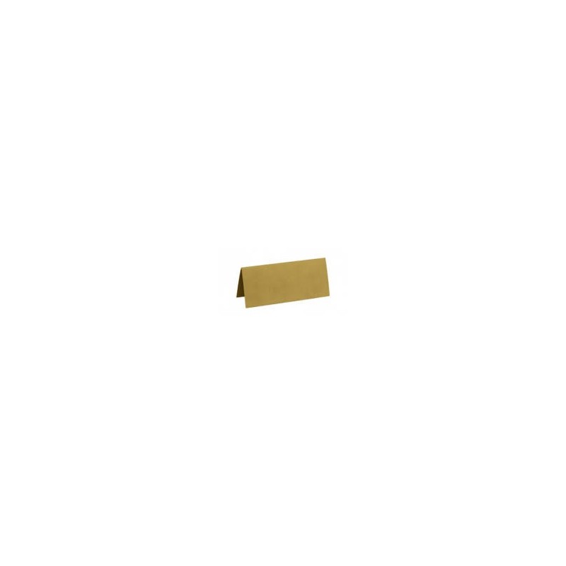 Marque place, carton, 3 x 7 cm, sachet de 10 pièces, or