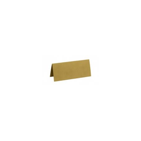 Marque place, carton, 3 x 7 cm, sachet de 10 pièces, or