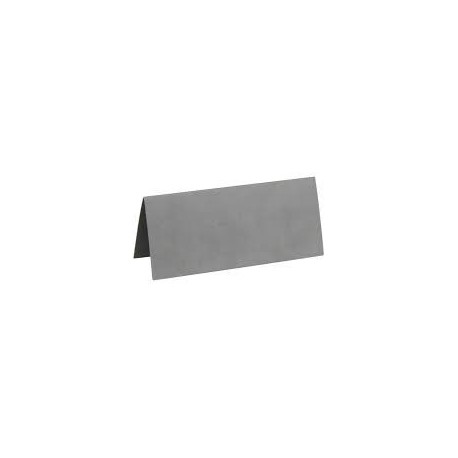Marque place, carton, 3 x 7 cm, sachet de 10 pièces, gris