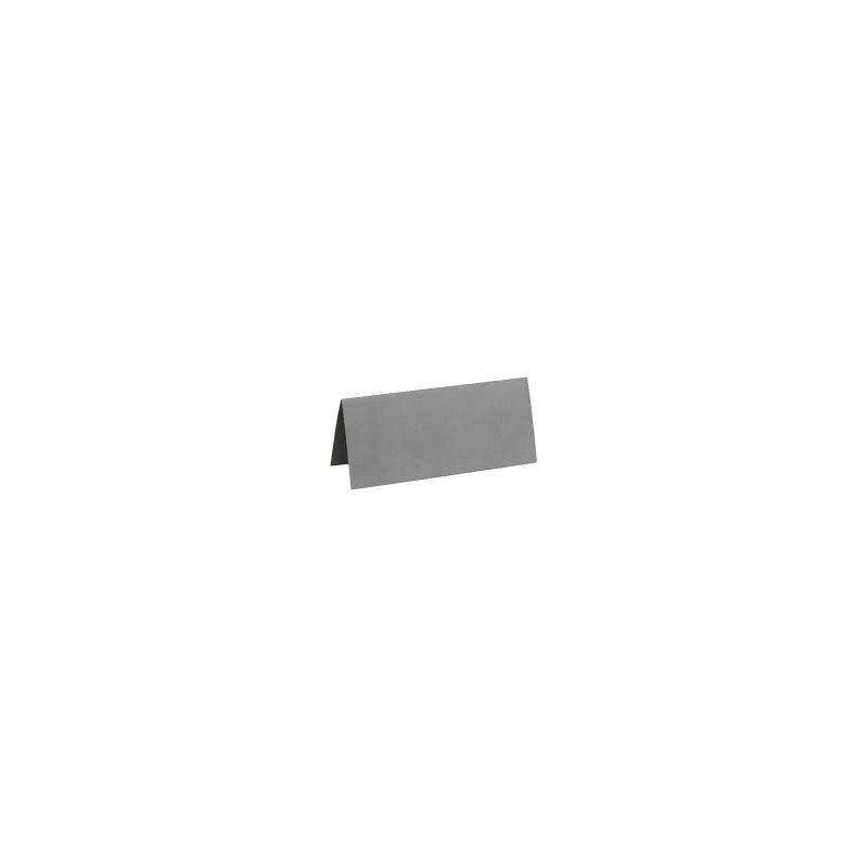 Markenplatz, Karton, 3 x 7 cm, Beutel à 10 Stück, grau