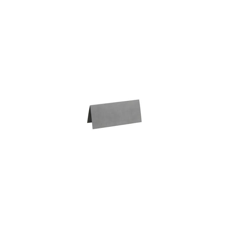 Marque place, carton, 3 x 7 cm, sachet de 10 pièces, gris