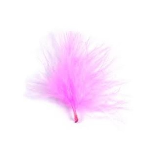 20 Federn, pink, 7 cm