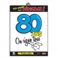 T-shirt firmiamo tutti "80 ans" 80 anni