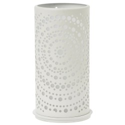 1 Billy Metallkerzenhalter, 14 x 7,5 cm, weiß