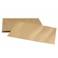 1 carton, support à tourte, or /noir, rectangle, longueur 40 cm, largeur 30 cm