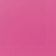 125 tovaglioli 3 strati 40x40 1/4 fucsia