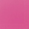 125 Zelltuch-Servietten, 3 lagig, 40x40 1/4, fuchsia