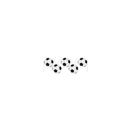 Banderole motifs ballons de football, 20 x 20 cm / 600 cm