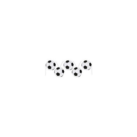 Girlande Fussball, Ø 20 cm / 600 cm