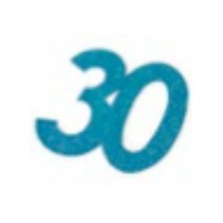 Adesivi glitter, 30 anni, turchese