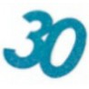 Adesivi glitter, 30 anni, turchese
