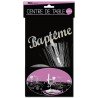 Centre de table " Baptême", palmier argenté