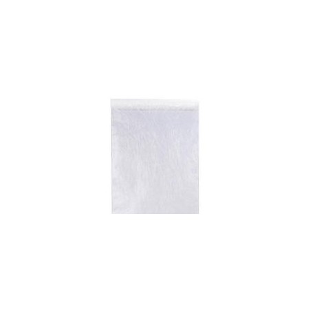 Chemin de table fanon, blanc, 30 cm x  5 mètres