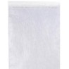 Chemin de table fanon, blanc, 30 cm x  5 mètres