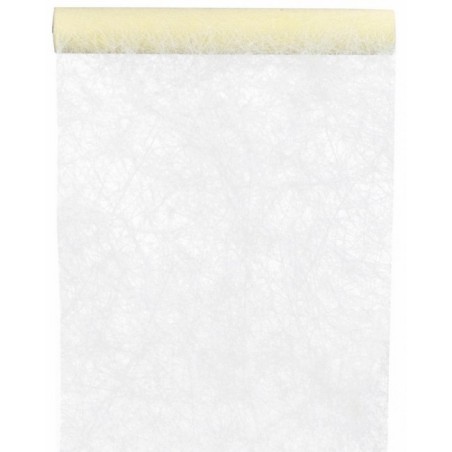 Tischläufer "Fanon", cream, 30 cm x 5 meter 