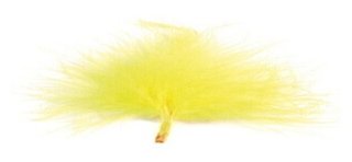 Sacco di 20 piume, giallo, 7 cm