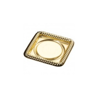 50 vassoi quadrati piccoli, 8,5 x 8,5 cm