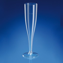 10 Coupes à champagne monobloc, 1 dl