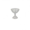 Calice transparent, pailletés, argent
