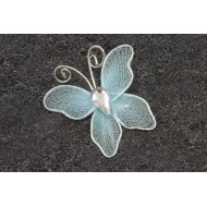 10 farfalle decorative. modello piccolo, turchese