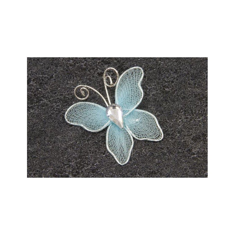 10 farfalle decorative. modello piccolo, turchese