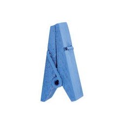 12 Pyramidewäscheklammer, blau, 3.5 x 1.2 cm