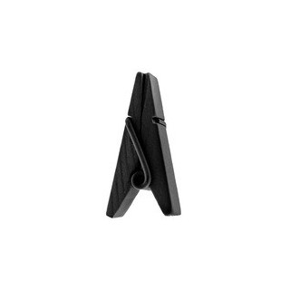 12 pinze a piramide, nere, 3,5 x 1,2 cm