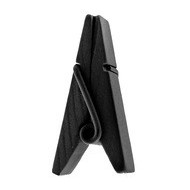 12 Pinces pyramide, noir, 3.5 x 1.2 cm