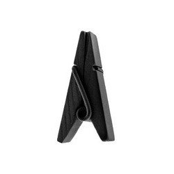 12 Pinces pyramide, noir, 3.5 x 1.2 cm