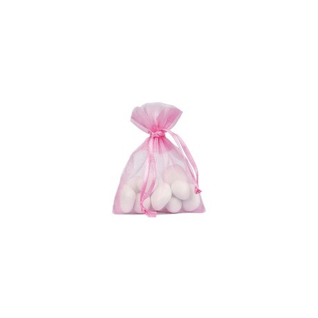 10 sacchetti di organo, rosa, 7,5 x 10 cm