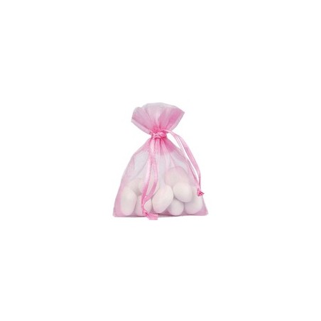 10 sacchetti di organo, rosa, 7,5 x 10 cm