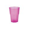 20 Trinkgläser caipiriña, mojito, plastik PP, Fuchsia